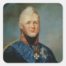 Portrait of Emperor Alexander I Sticker
