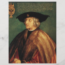 'Portrait of Emperor Maximillian I' Flyers