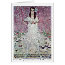 Portrait Of Eugenia (Maeda) Primavesi Cards