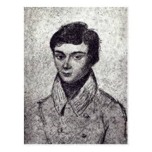 Portrait of Evariste Galois Post Card