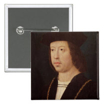 Portrait of Ferdinand II  King of Spain buttons