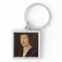 Portrait of Ferdinand II  King of Spain keychains
