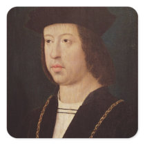 Portrait of Ferdinand II  King of Spain stickers