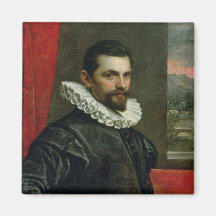 Portrait of Francesco Bassano Fridge Magnet