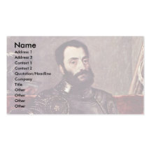 Portrait Of Francesco Maria I Della Rovere Business Card