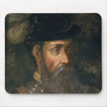 Portrait of Francisco Pizarro (c.1478-1541) Spanis Mouse Pad