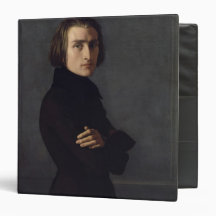 Portrait of Franz Liszt  1839 Binder