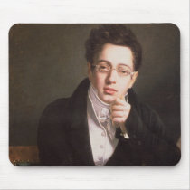 Portrait of Franz Schubert , Austrian composer Mousepads