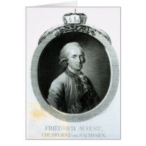 Portrait of Frederick Augustus I cards