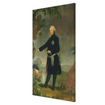 Portrait of Frederick II  the Great, 1772 Canvas Prints