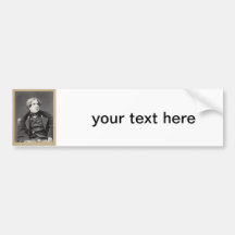 Portrait of French Architect Felix Duban 1860 Bumper Stickers