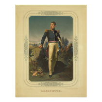 Portrait of French General Marquis de Lafayette Photo Art