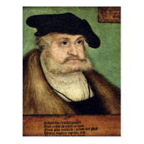 Portrait of Friedrich III  Elector of Saxony postcards
