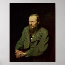 Portrait of Fyodor Dostoyevsky  1872 Poster