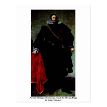 Portrait Of Gaspar De Guzmán, Conde De Olivares Post Cards