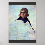 Portrait Of General Napoleon Bonaparte By David Ja Poster