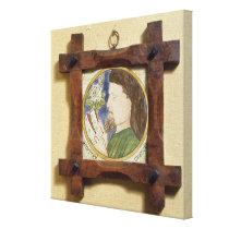 Portrait of Geoffrey Chaucer (c.1340-1400) (cerami canvas prints