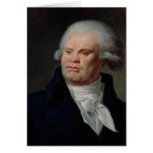 Portrait of Georges Danton Card