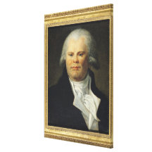 Portrait of Georges Danton Gallery Wrapped Canvas