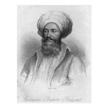Portrait of Giovanni Batista Belzoni Post Cards