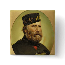Portrait of Giuseppe Garibaldi buttons