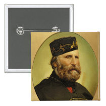 Portrait of Giuseppe Garibaldi buttons