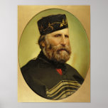Portrait of Giuseppe Garibaldi Posters