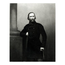 Portrait of Giuseppe Garibaldi posters