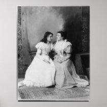 Portrait of Helen Keller and Anne Sullivan