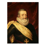 Portrait of Henri IV  King of France Post Card
