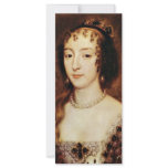 Portrait Of Henrietta Of France Queen Of England rack cards
