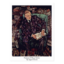 Portrait Of Hugo Koller By Egon Schiele Postcards