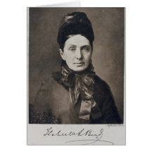 Portrait of Isabella Bird Bishop Greeting Cards