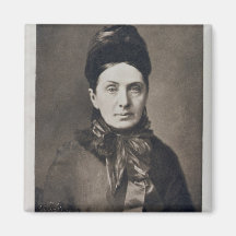 Portrait of Isabella Bird Bishop Refrigerator Magnets