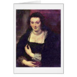 Portrait Of Isabella Brandt By Peter Paul Rubens Greeting Cards