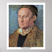 Portrait Of Jacob Muffle By Albrecht Dürer Print