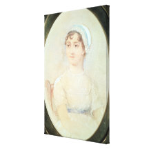 Portrait of Jane Austen Gallery Wrap Canvas