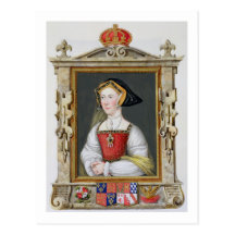 Portrait of Jane Seymour (c.1509-37) 3rd Queen of Post Cards
