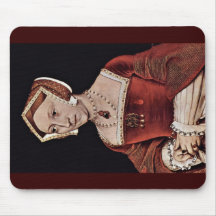 Portrait Of Jane Seymour, Queen Of England Mouse Pad