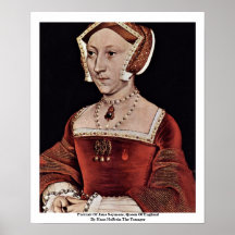 Portrait Of Jane Seymour, Queen Of England Posters