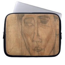 Portrait of Jean Cocteau (1889-1963) 1917 (pencil Laptop Sleeve