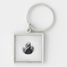 Portrait of Jean Frederic Oberlin Key Chains
