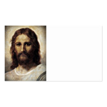 Portrait of Jesus Christ Business Card Template