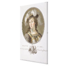 Portrait of Joan of Arc (1412-31), 1787 (coloured Canvas Print