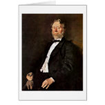 Portrait Of Johann Pallenberg By Wilhelm Leibl Card