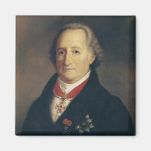 Portrait of Johann Wolfgang von Goethe Refrigerator Magnets