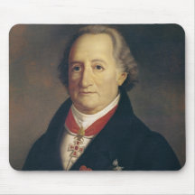 Portrait of Johann Wolfgang von Goethe Mouse Pads