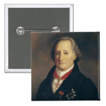 Portrait of Johann Wolfgang von Goethe Pin