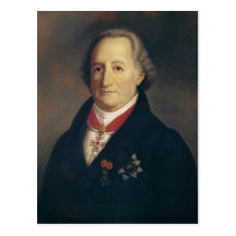 Portrait of Johann Wolfgang von Goethe Postcard