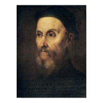 Portrait of John Calvin posters